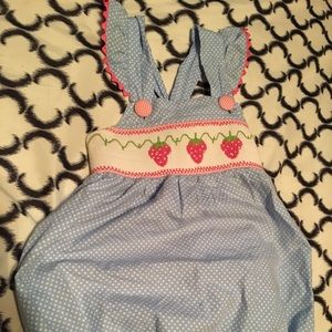 A ruffled butt summer onesie